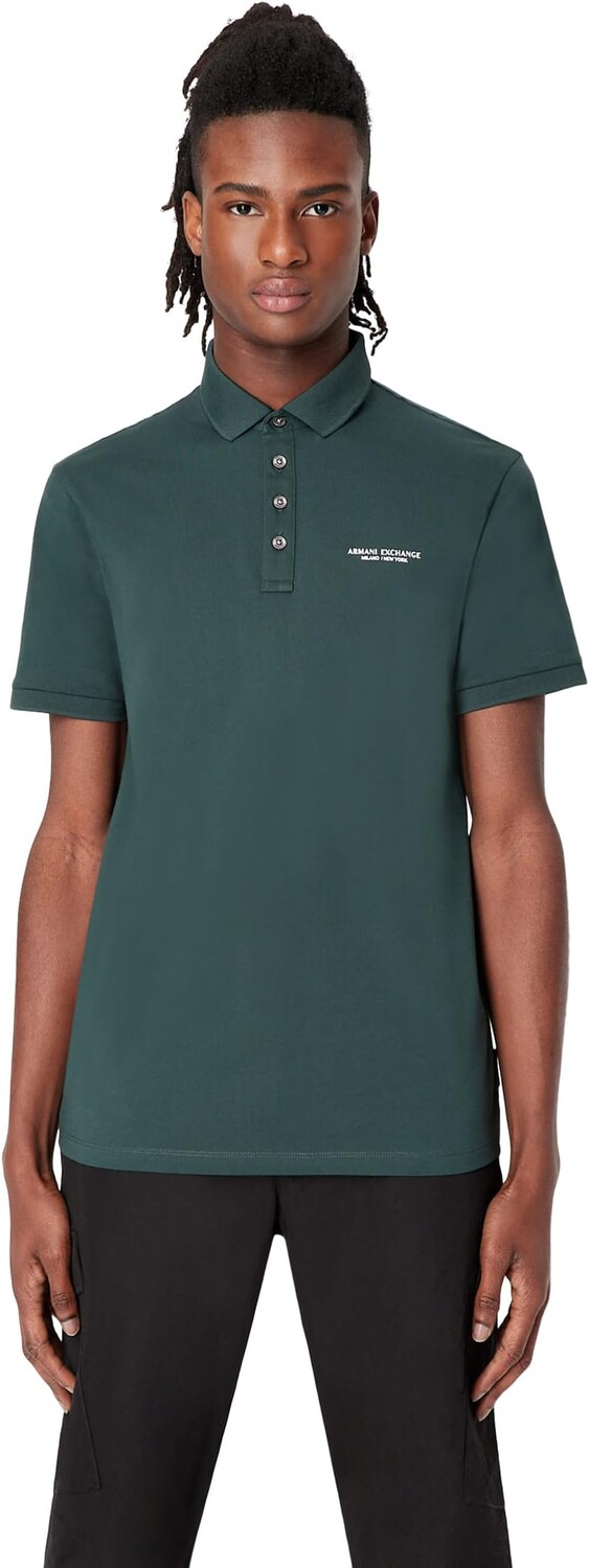 Рубашка-поло Slim Fit Milano/New York Logo Polo Armani Exchange, цвет Green Gables
Рубашка-поло Slim Fit Milano/New York Logo Polo Armani Exchange, цвет Green Gables