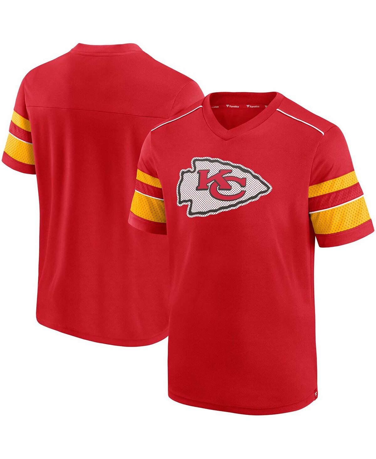 Мужская красная футболка kansas city chiefs с текстурированным хэшмарком и v-образным вырезом Fanatics, красный
Мужская красная футболка kansas city chiefs с текстурированным хэшмарком и v-образным вырезом Fanatics, красный