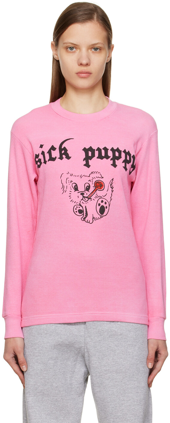 Эксклюзивная розовая футболка с длинным рукавом SSENSE 'Sick Puppy' HOLLYWOOD GIFTS
Эксклюзивная розовая футболка с длинным рукавом SSENSE 'Sick Puppy' HOLLYWOOD GIFTS