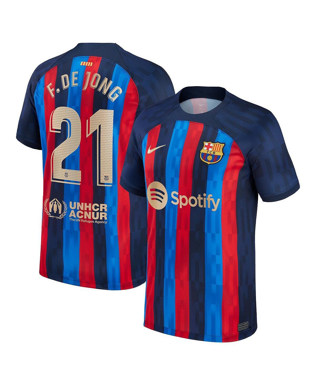 Мужская футболка frenkie de jong blue barcelona 2022/23 home replica player Nike, синий
Мужская футболка frenkie de jong blue barcelona 2022/23 home replica player Nike, синий