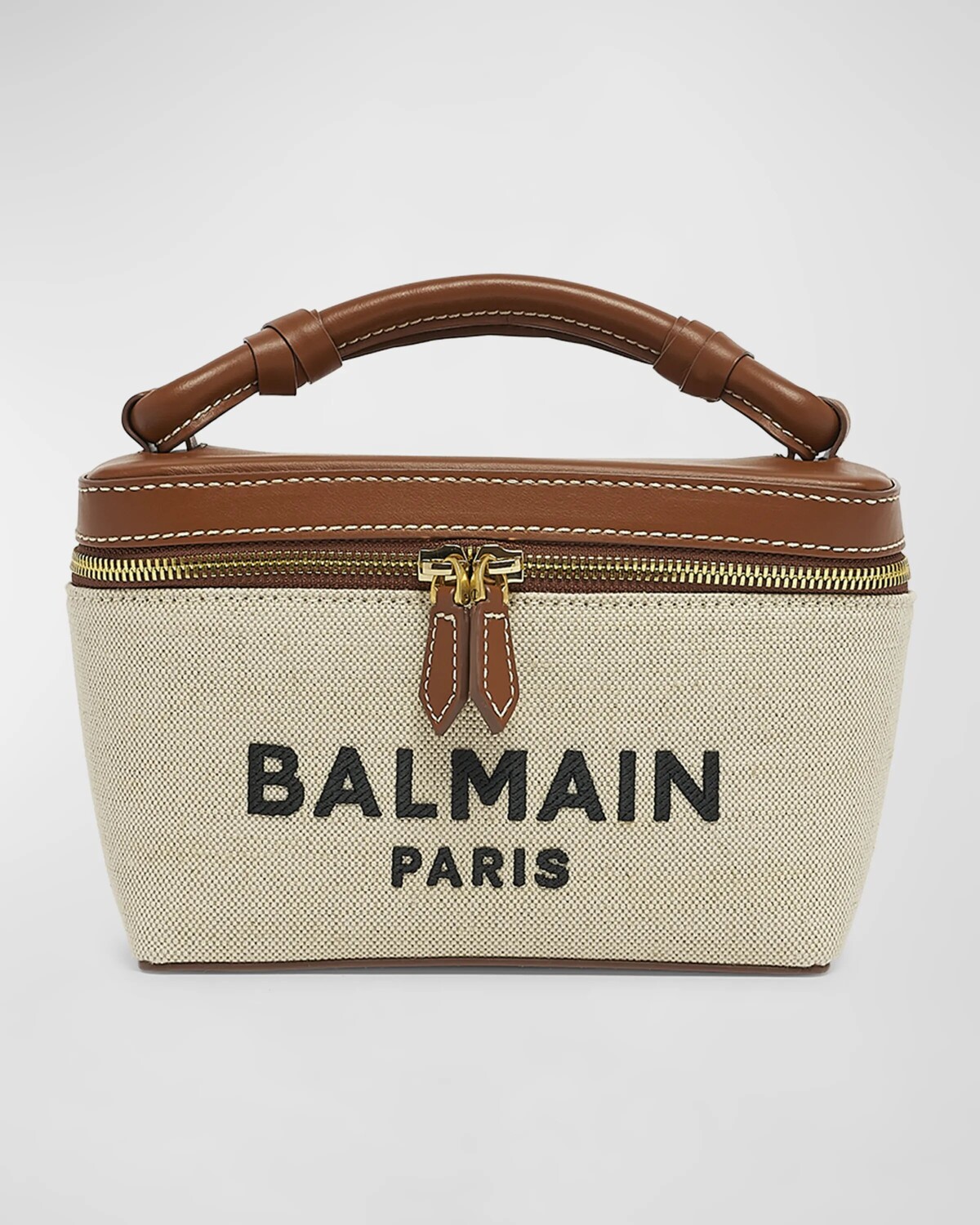 Холщовая сумка B Army Vanity с верхней ручкой Balmain, цвет Naturel/Marron
Холщовая сумка B Army Vanity с верхней ручкой Balmain, цвет Naturel/Marron