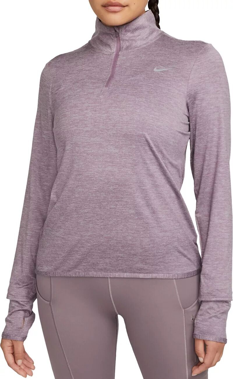 Женская беговая футболка Nike Dri-FIT Swift Element UV с молнией 1/4, фиолетовый
Женская беговая футболка Nike Dri-FIT Swift Element UV с молнией 1/4, фиолетовый