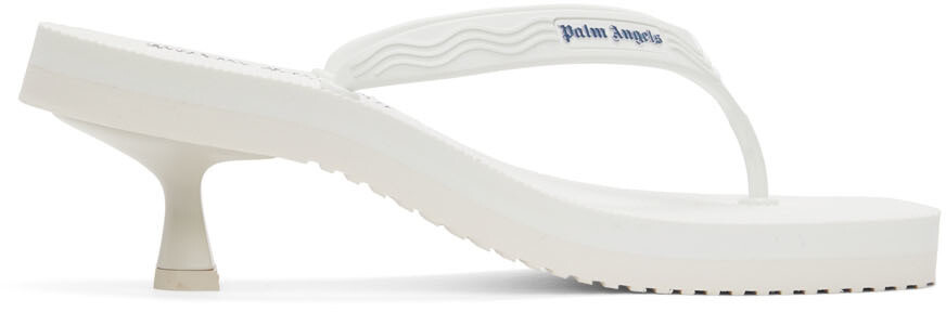 Белые шлепанцы на каблуке Palm Angels
Белые шлепанцы на каблуке Palm Angels