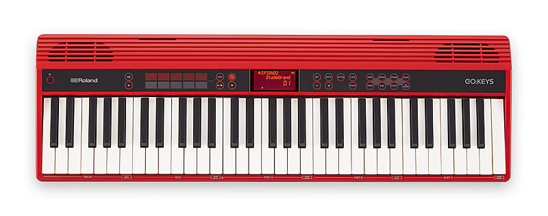 Roland GO:KEYS 61-клавишная клавиатура для цифрового пианино и музыкального творчества — красная GO-61P GO:PIANO 61-Key Digital Piano
Roland GO:KEYS 61-клавишная клавиатура для цифрового пианино и музыкального творчества — красная GO-61P GO:PIANO 61-Key Digital Piano