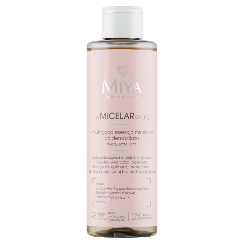Miya Cosmetics myMICELARwater увлажняющая мицеллярная эссенция для снятия макияжа 200мл
Miya Cosmetics myMICELARwater увлажняющая мицеллярная эссенция для снятия макияжа 200мл