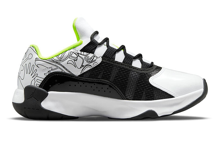 Кроссовки подростковые Jordan Air Jordan 11 CMFT Low SE White Volt, белый / черный / зеленый
Кроссовки подростковые Jordan Air Jordan 11 CMFT Low SE White Volt, белый / черный / зеленый