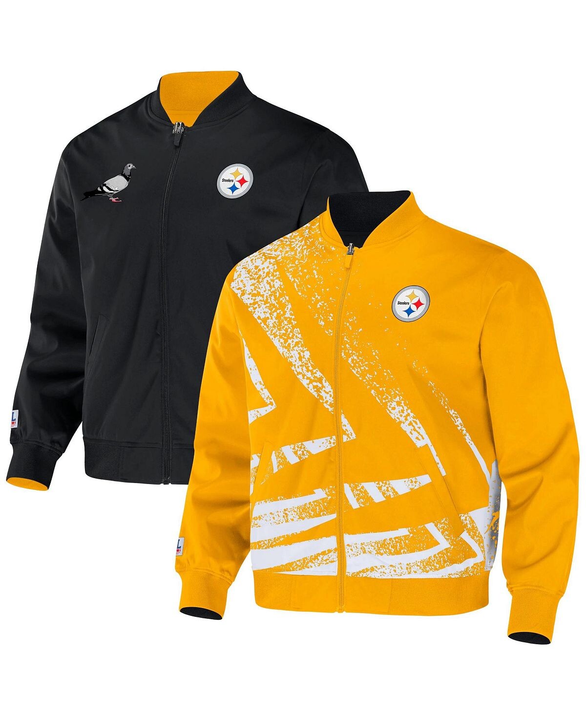 Мужская двусторонняя нейлоновая куртка nfl x staple желтого цвета pittsburgh steelers с вышивкой NFL Properties, Желтый
Мужская двусторонняя нейлоновая куртка nfl x staple желтого цвета pittsburgh steelers с вышивкой NFL Properties, Желтый