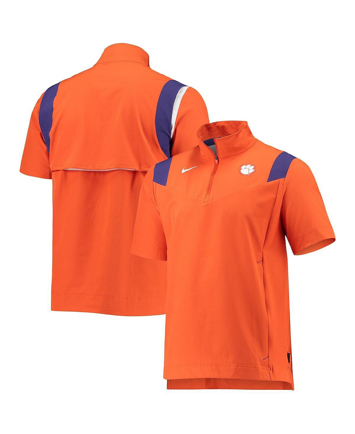 Мужская оранжевая куртка clemson tigers 2021 coaches с коротким рукавом и молнией на четверть Nike
Мужская оранжевая куртка clemson tigers 2021 coaches с коротким рукавом и молнией на четверть Nike