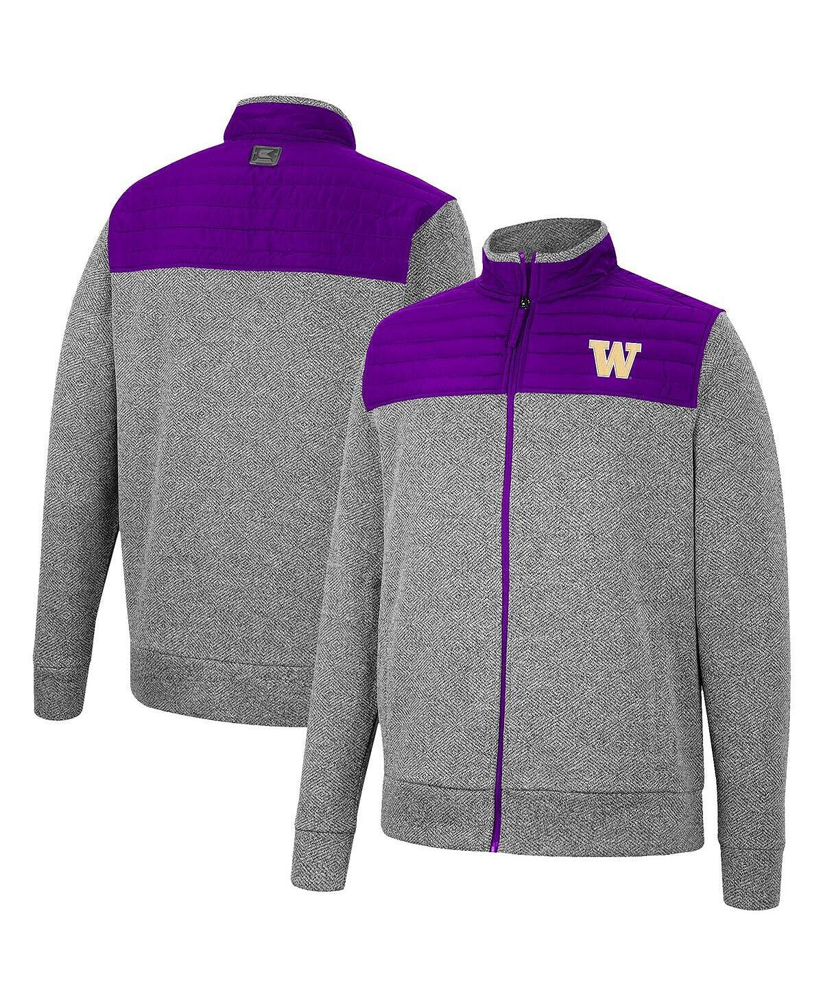 Мужская угольно-фиолетовая куртка washington huskies putter с молнией во всю длину в елочку Colosseum, мульти
Мужская угольно-фиолетовая куртка washington huskies putter с молнией во всю длину в елочку Colosseum, мульти