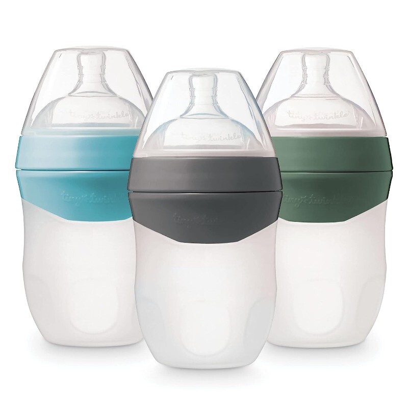 Бутылочки для кормления 3 шт. по 180 мл Tiny Twinkle Silicone, голубой/серый/оливковый
Бутылочки для кормления 3 шт. по 180 мл Tiny Twinkle Silicone, голубой/серый/оливковый
