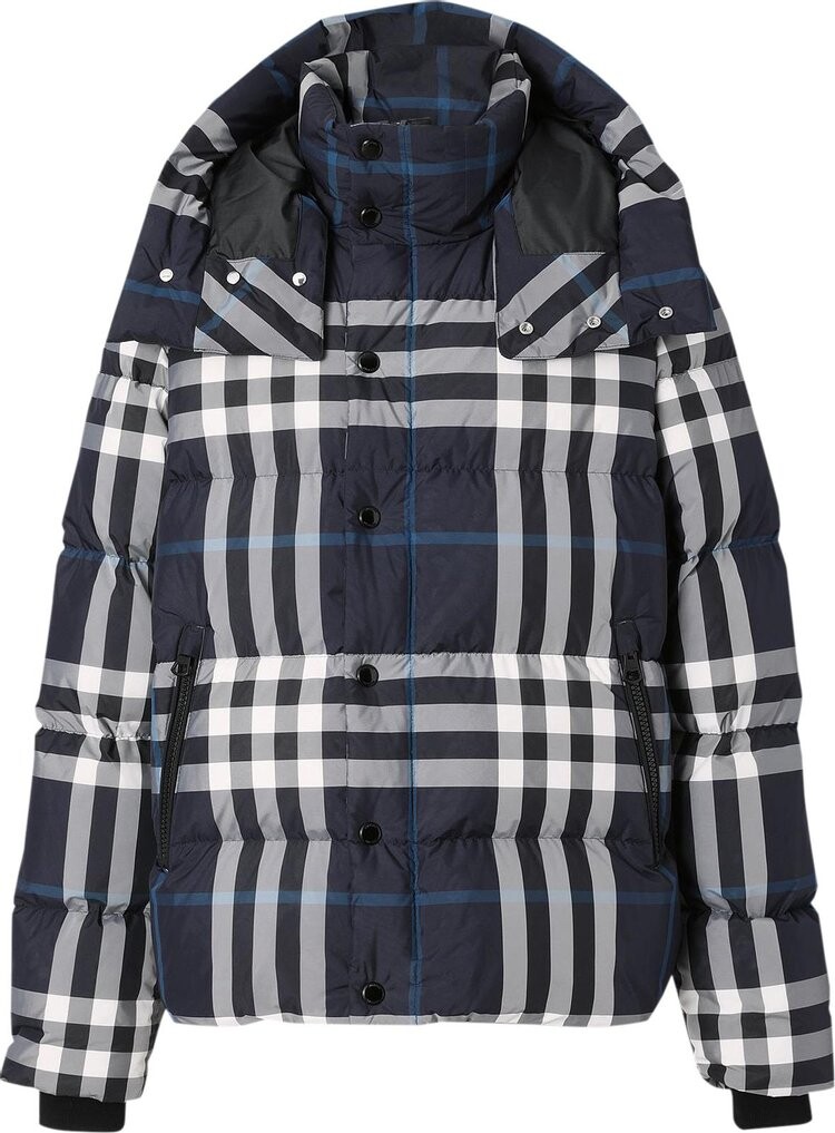 Пуховик Burberry Detachable Hood Night Check Puffer Jacket 'Dark Charcoal Blue/White', синий
Пуховик Burberry Detachable Hood Night Check Puffer Jacket 'Dark Charcoal Blue/White', синий