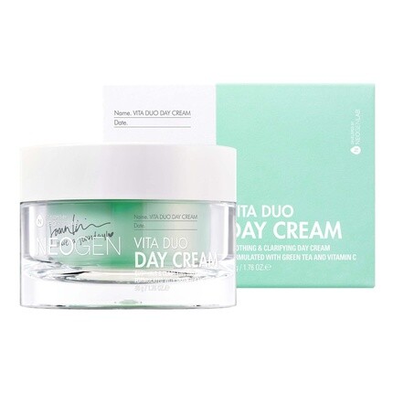 NEOGEN x JOAN KIM Vita Duo Day Cream 50 г 1,76 унции — осветляющий, увлажняющий и успокаивающий крем с витамином С и зеленым чаем — корейский уход за кожей Neogen Code9
NEOGEN x JOAN KIM Vita Duo Day Cream 50 г 1,76 унции — осветляющий, увлажняющий и успокаивающий крем с витамином С и зеленым чаем — корейский уход за кожей Neogen Code9
