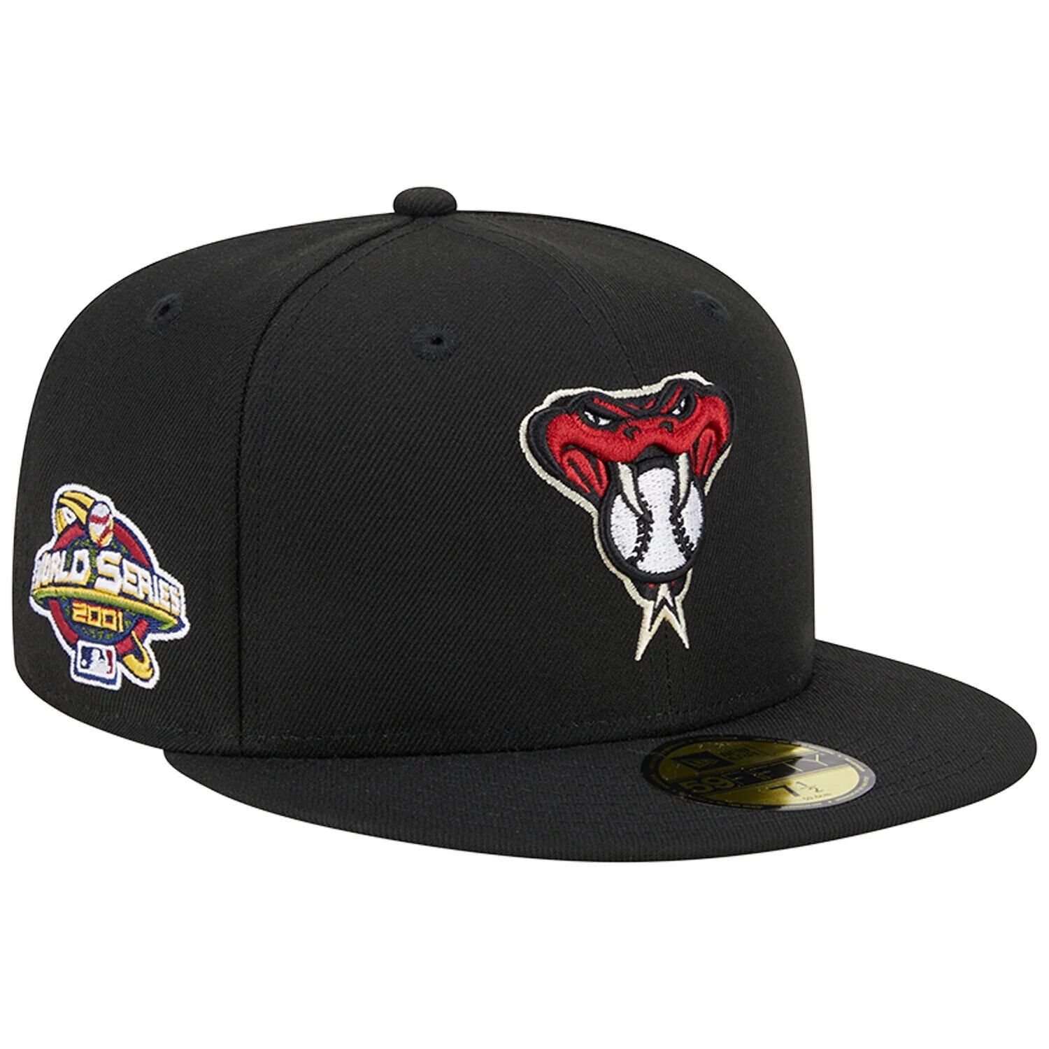 Мужская кепка New Era Black Arizona Diamondbacks с альтернативным логотипом команды World Series 2001, цвет 59FIFTY, облегающая шляпа
Мужская кепка New Era Black Arizona Diamondbacks с альтернативным логотипом команды World Series 2001, цвет 59FIFTY, облегающая шляпа