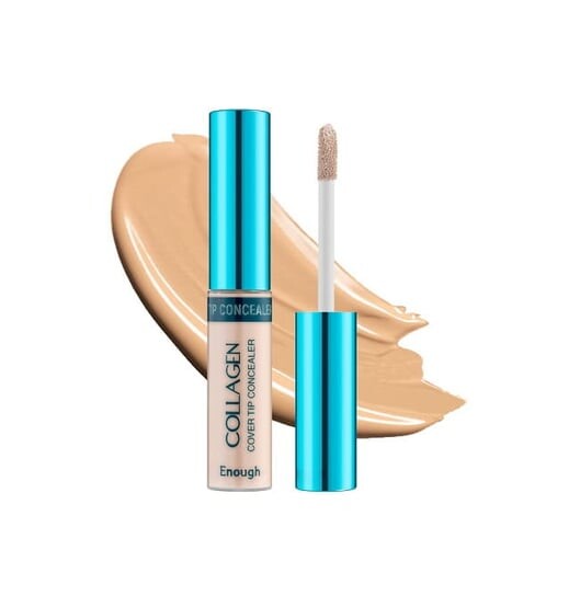 Консилер для лица с увлажняющими и осветляющими свойствами, 6,5 г Enough Collagen Cover Tip Concealer #02
Консилер для лица с увлажняющими и осветляющими свойствами, 6,5 г Enough Collagen Cover Tip Concealer #02