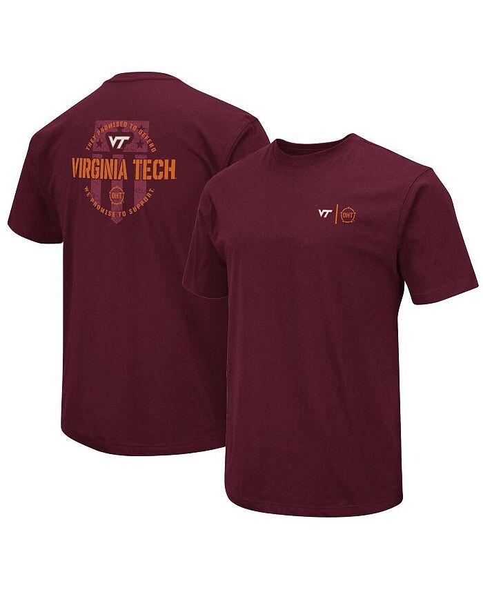 Мужская темно-бордовая футболка Virginia Tech Hokies OHT в военном стиле с признательностью Colosseum, красный
Мужская темно-бордовая футболка Virginia Tech Hokies OHT в военном стиле с признательностью Colosseum, красный