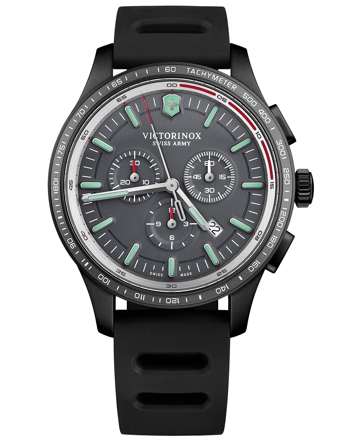 Мужские швейцарские часы с хронографом Alliance Sport, черный каучуковый ремешок, 44 мм Victorinox
Мужские швейцарские часы с хронографом Alliance Sport, черный каучуковый ремешок, 44 мм Victorinox