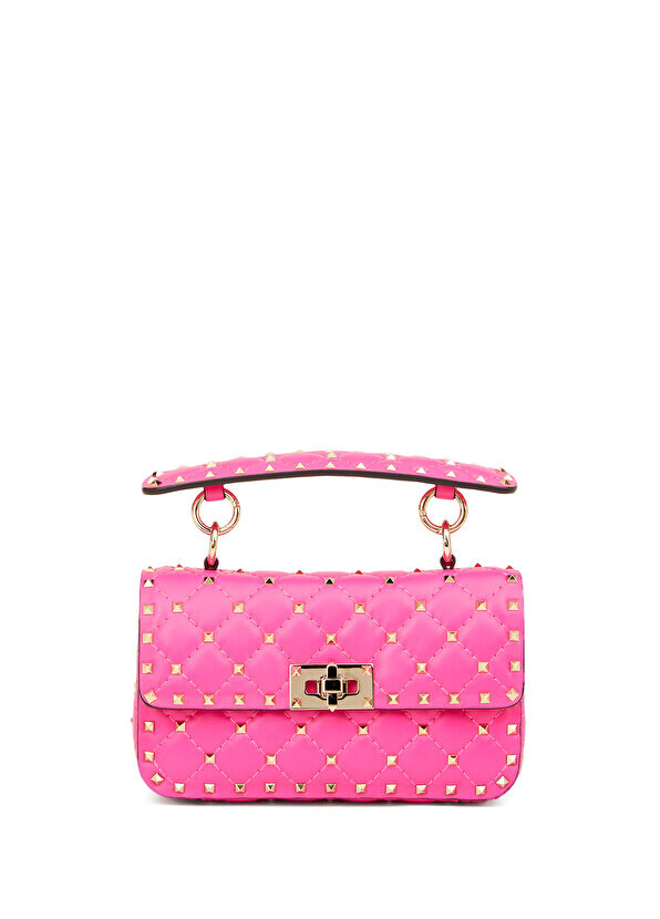 Маленькая женская кожаная сумка на плечо rockstud spike цвета фуксии Valentino Garavani
Маленькая женская кожаная сумка на плечо rockstud spike цвета фуксии Valentino Garavani