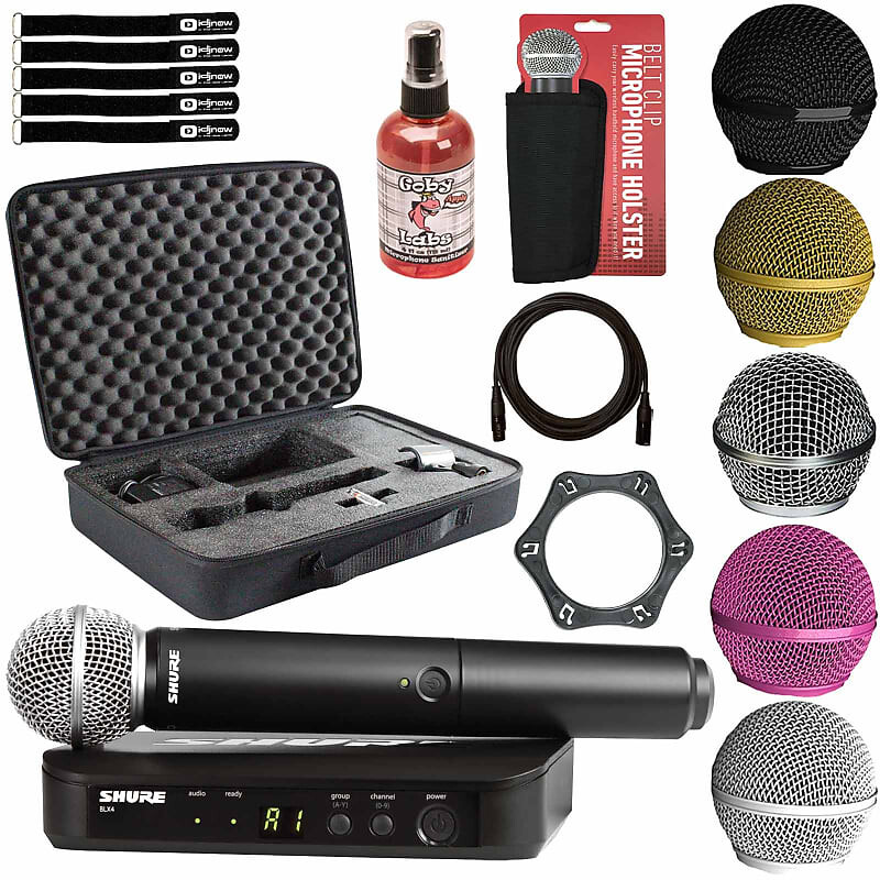 Микрофон Shure Shure BLX24/SM58 Handheld Multi-Channel Wireless Microphone System Holster Pack (H9 Band)
Микрофон Shure Shure BLX24/SM58 Handheld Multi-Channel Wireless Microphone System Holster Pack (H9 Band)