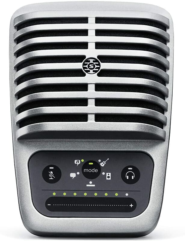 Конденсаторный микрофон Shure MOTIV MV51 iOS / USB Large Diaphragm Condenser Microphone
Конденсаторный микрофон Shure MOTIV MV51 iOS / USB Large Diaphragm Condenser Microphone