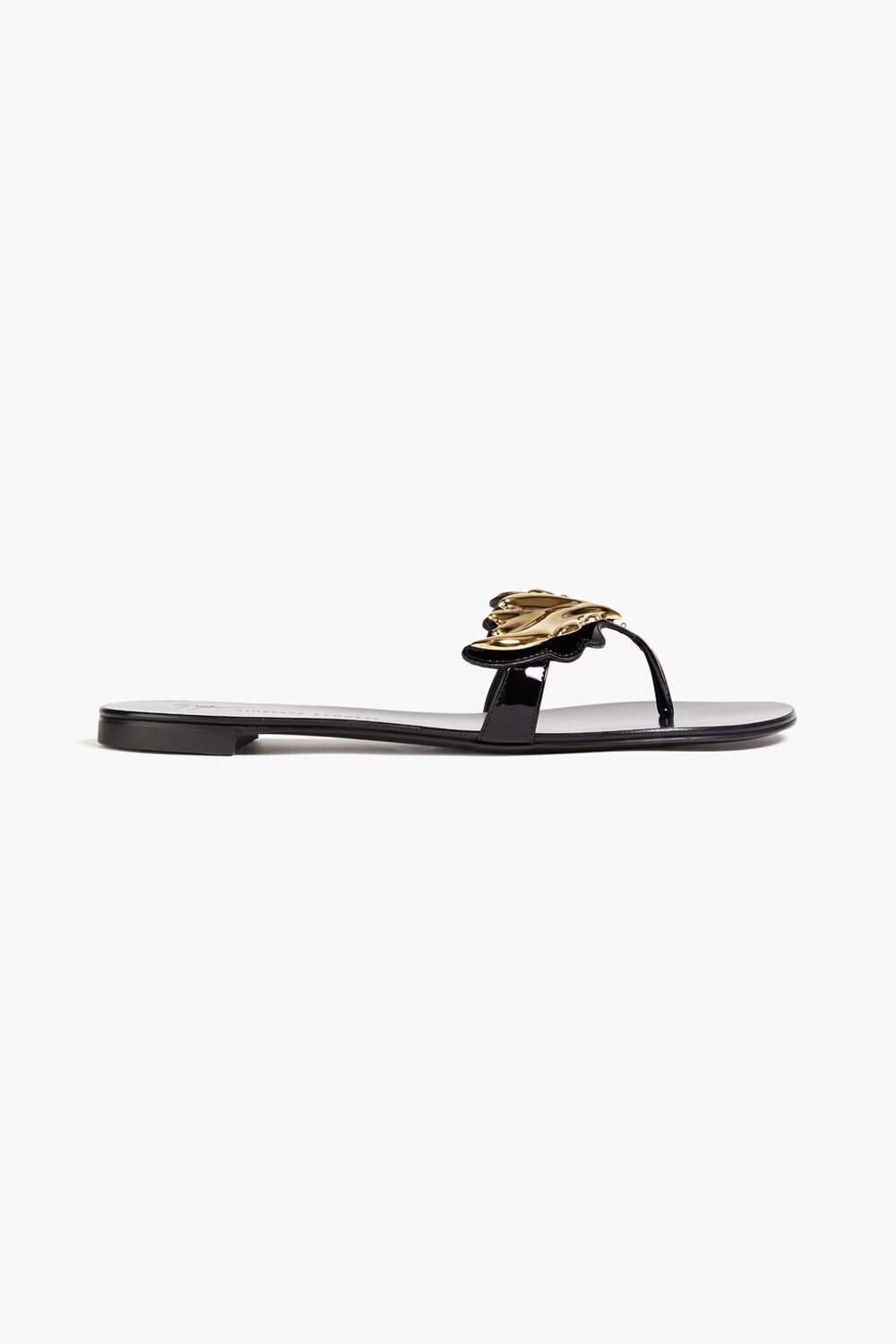 Босоножки Rock 10 из искусственной лакированной кожи с декором Giuseppe Zanotti, золото
Босоножки Rock 10 из искусственной лакированной кожи с декором Giuseppe Zanotti, золото
