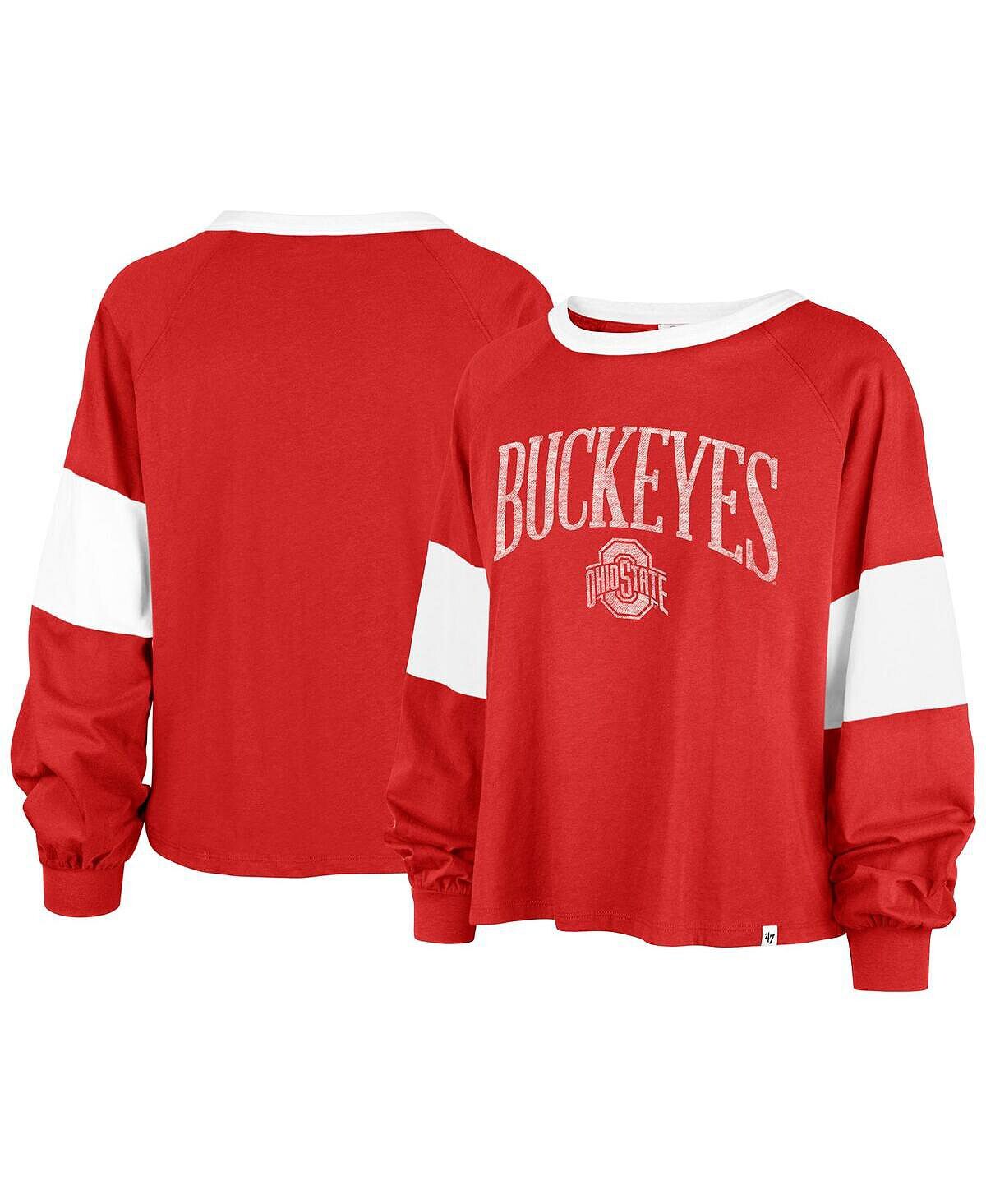 Женская футболка Scarlet Ohio State Buckeyes Upside Rhea Raglan с длинным рукавом '47 Brand
Женская футболка Scarlet Ohio State Buckeyes Upside Rhea Raglan с длинным рукавом '47 Brand