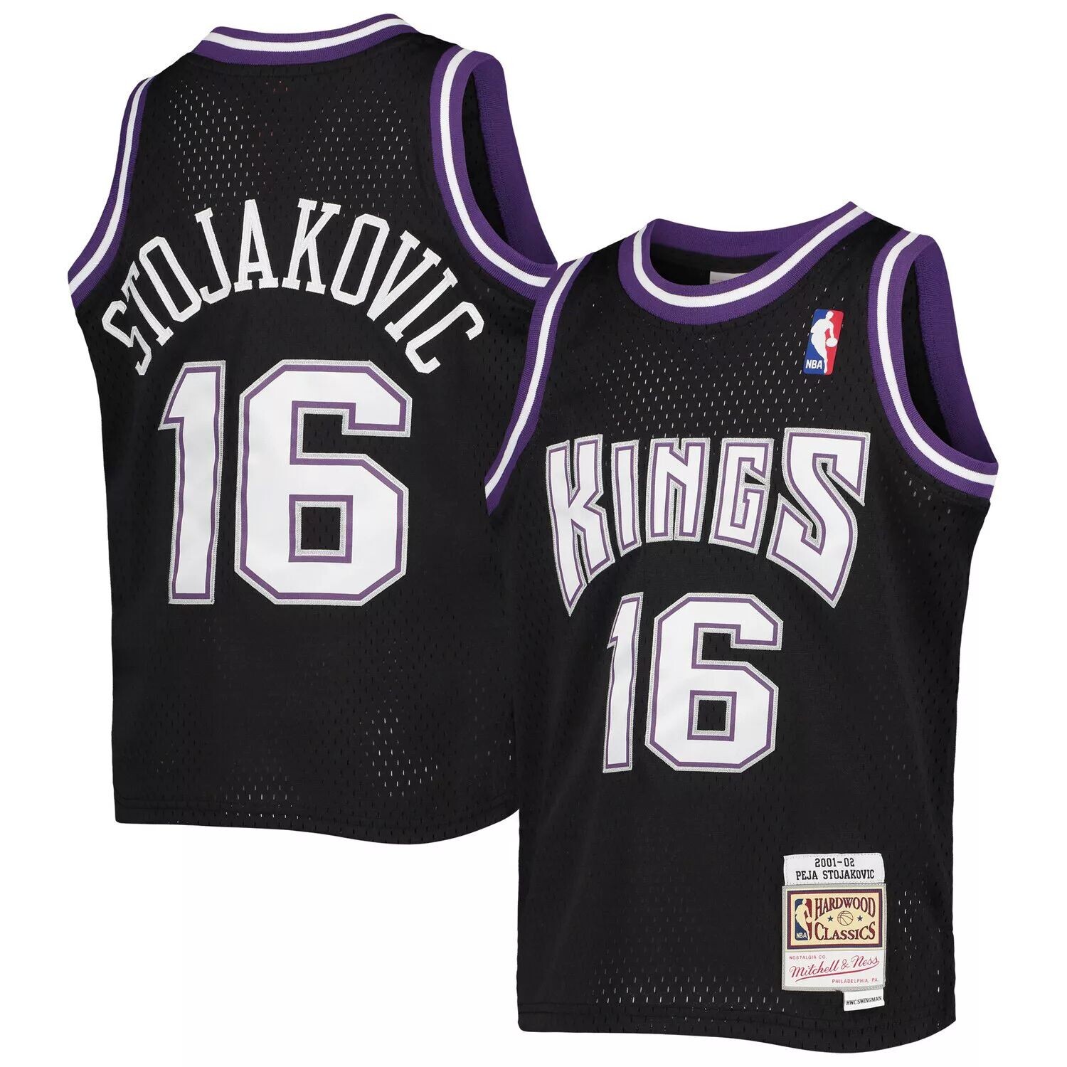 Молодежная майка Mitchell & Ness Peja Stojakovic Black Sacramento Kings 2000-01 Hardwood Classics Swingman Unbranded
Молодежная майка Mitchell & Ness Peja Stojakovic Black Sacramento Kings 2000-01 Hardwood Classics Swingman Unbranded