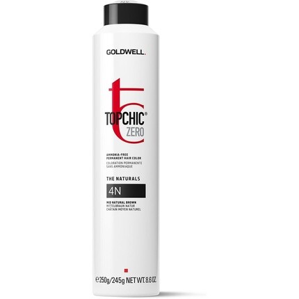 4N Topchic Zero Mid Natural Brown, банка 250 мл, стойкая краска для волос без аммиака Goldwell
4N Topchic Zero Mid Natural Brown, банка 250 мл, стойкая краска для волос без аммиака Goldwell