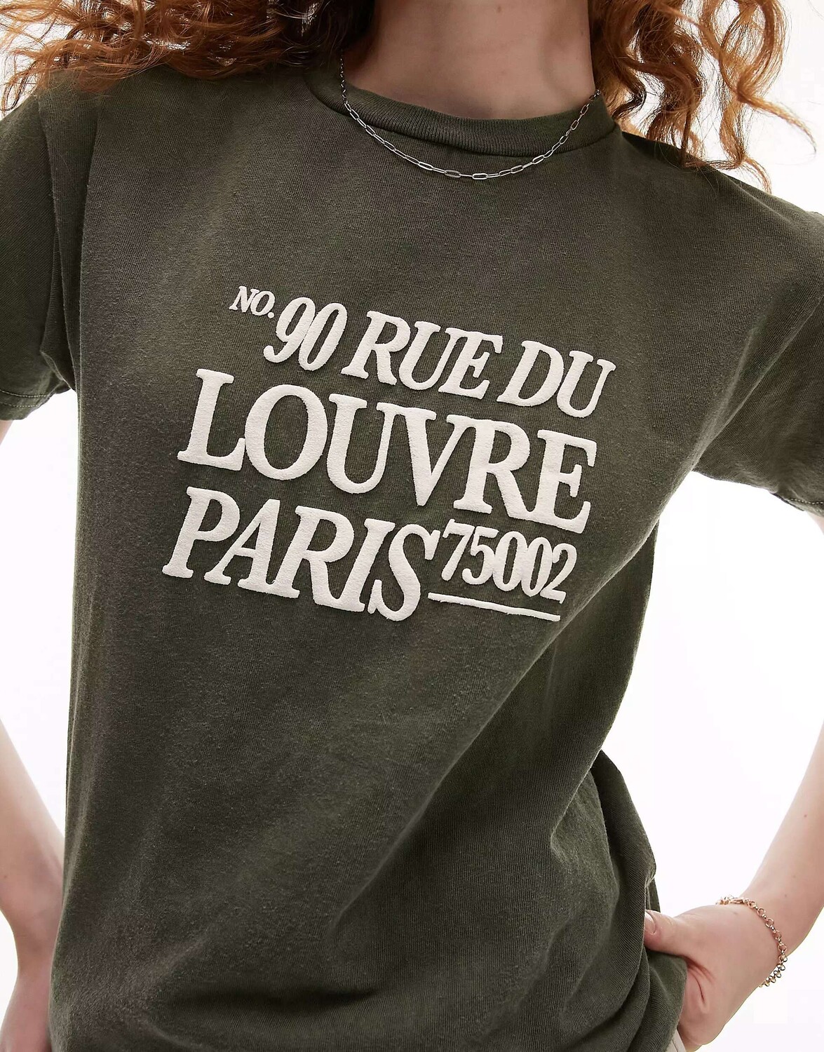 Зеленая укороченная футболка с графическим рисунком Topshop Louvre Paris, Зеленый
Зеленая укороченная футболка с графическим рисунком Topshop Louvre Paris, Зеленый