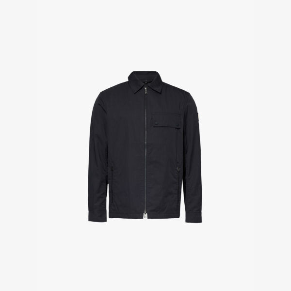 Куртка классического кроя из хлопковой смеси с фирменной нашивкой Depot Belstaff, черный
Куртка классического кроя из хлопковой смеси с фирменной нашивкой Depot Belstaff, черный