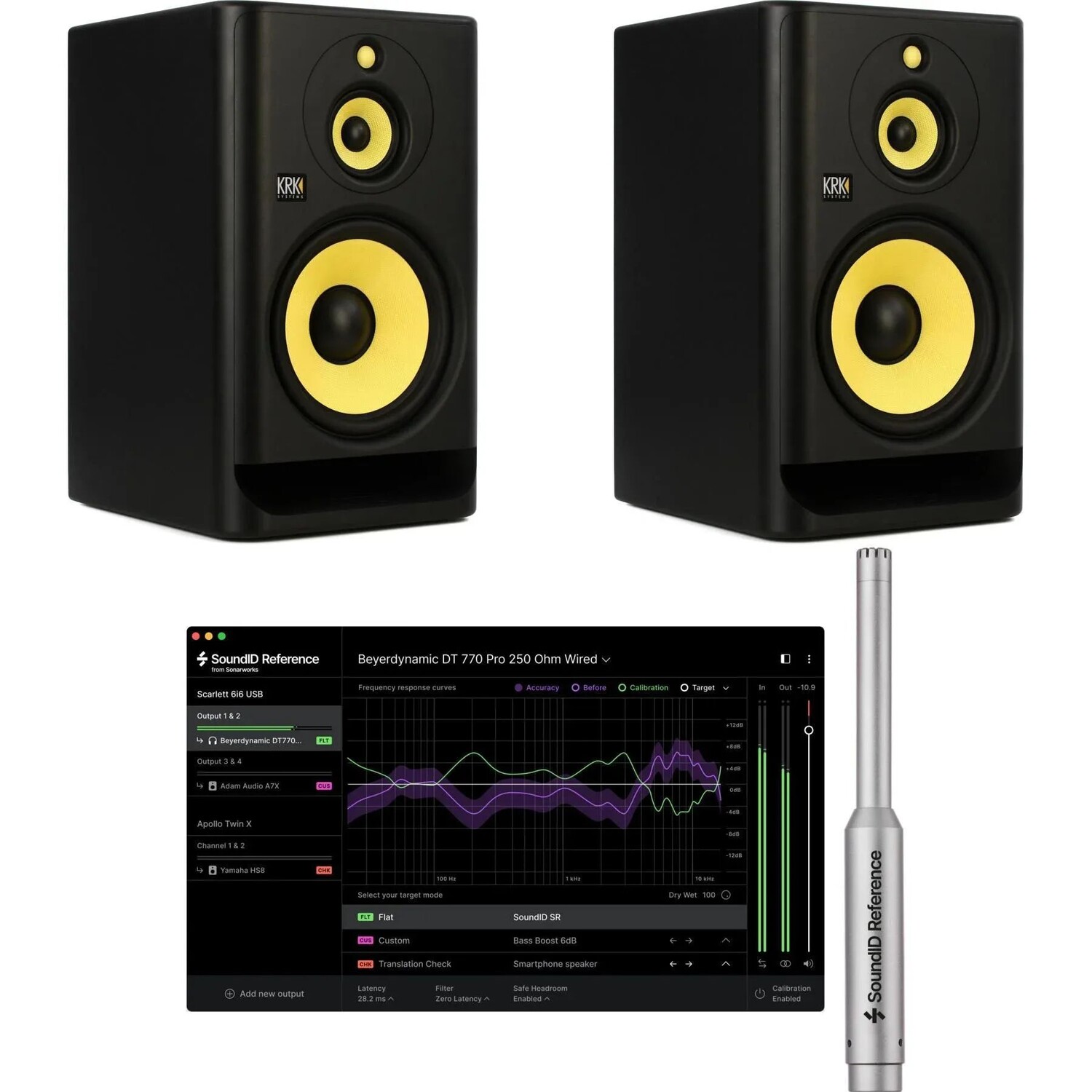 KRK ROKIT 10-3 G4 10-дюймовый 3-полосный студийный монитор с питанием и комплект программного обеспечения для калибровки
KRK ROKIT 10-3 G4 10-дюймовый 3-полосный студийный монитор с питанием и комплект программного обеспечения для калибровки