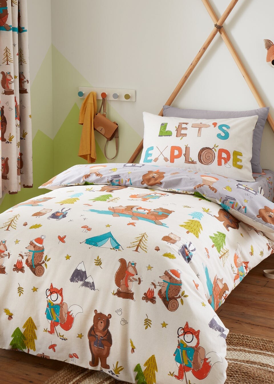 Catherine Lansfield Комплект двусторонних пододеяльников Woodland Adventure, белый
Catherine Lansfield Комплект двусторонних пододеяльников Woodland Adventure, белый