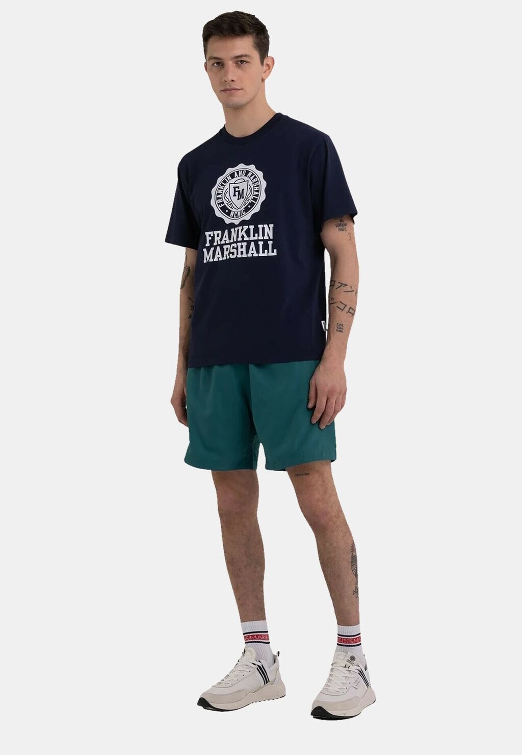 Футболка с принтом KURZARM MIT RUNDHALSAUSSCHNITT UND MAXI-PRINT IN REGULAR FIT Franklin & Marshall, синий
Футболка с принтом KURZARM MIT RUNDHALSAUSSCHNITT UND MAXI-PRINT IN REGULAR FIT Franklin & Marshall, синий