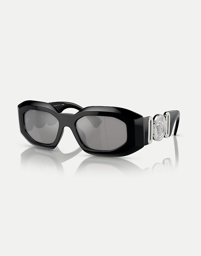 Versace - ve4425u - Черные солнцезащитные очки неправильной формы с серебряными зеркальными линзами
Versace - ve4425u - Черные солнцезащитные очки неправильной формы с серебряными зеркальными линзами