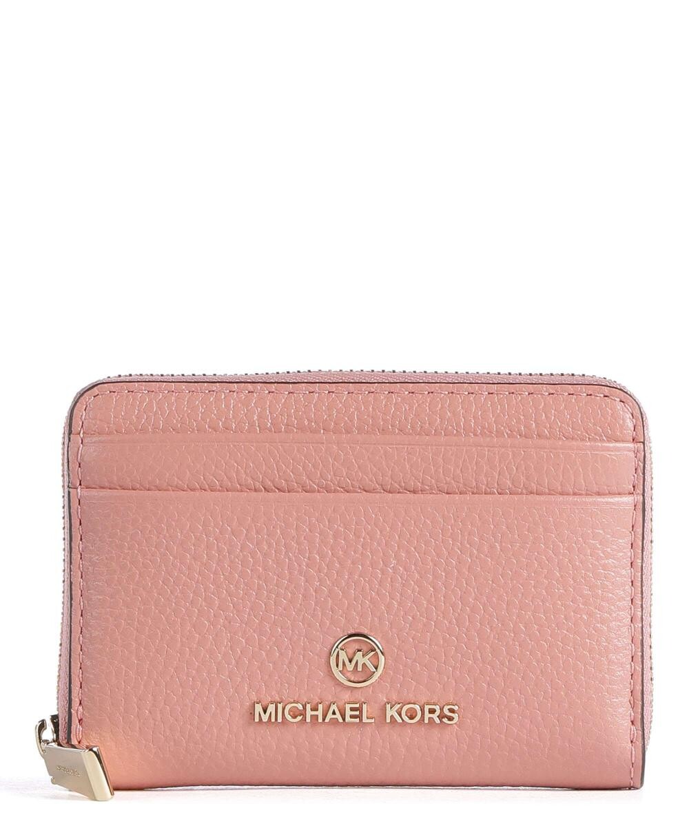 Кошелек Jet Set с подвесками из зернистой яловой кожи, холст Michael Kors, розовый
Кошелек Jet Set с подвесками из зернистой яловой кожи, холст Michael Kors, розовый