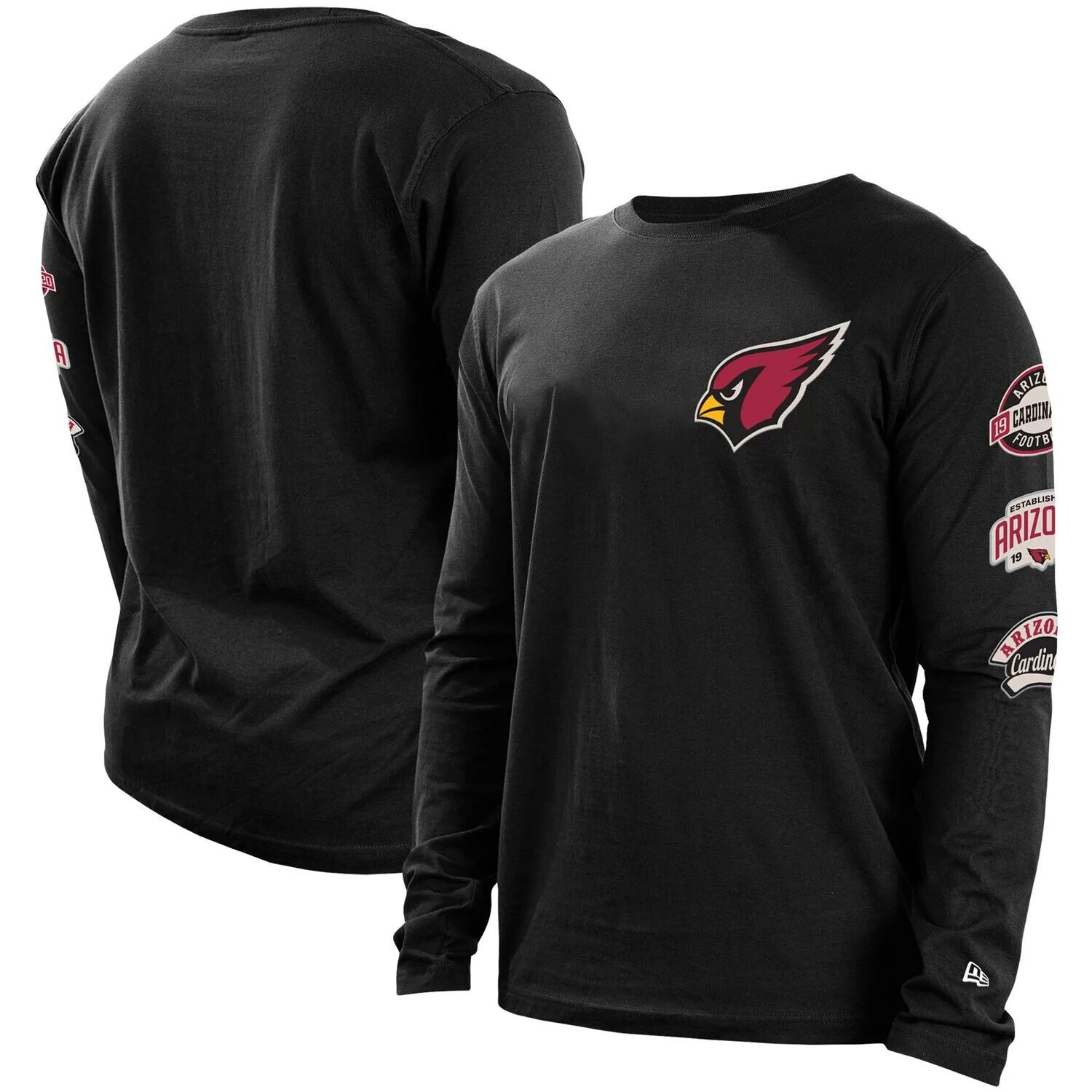 Мужская черная футболка с длинным рукавом Arizona Cardinals Hype 2-Hit New Era, Черный
Мужская черная футболка с длинным рукавом Arizona Cardinals Hype 2-Hit New Era, Черный
