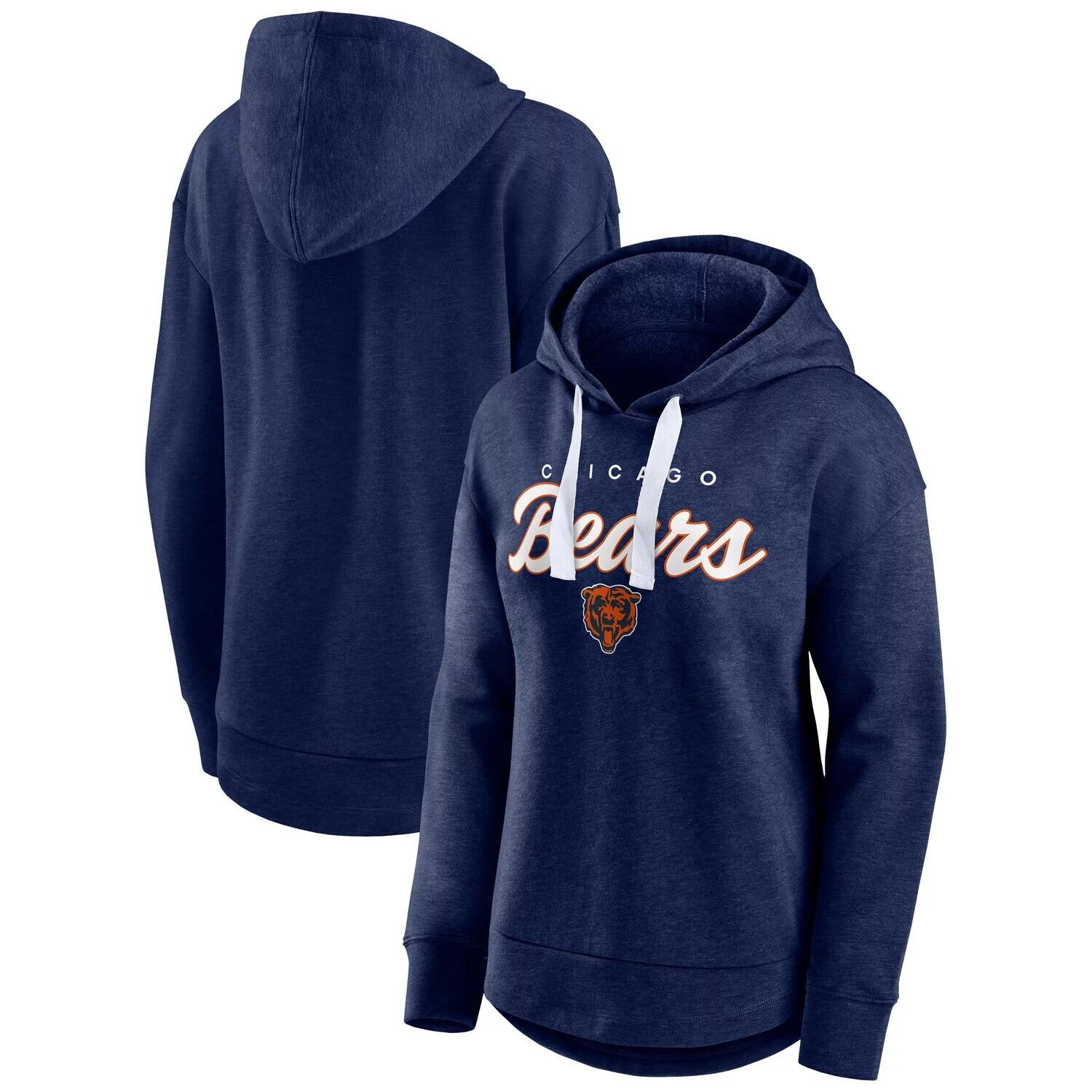 Женский пуловер с капюшоном Fanatics Branded Heather Navy Chicago Bears Fanatics
Женский пуловер с капюшоном Fanatics Branded Heather Navy Chicago Bears Fanatics