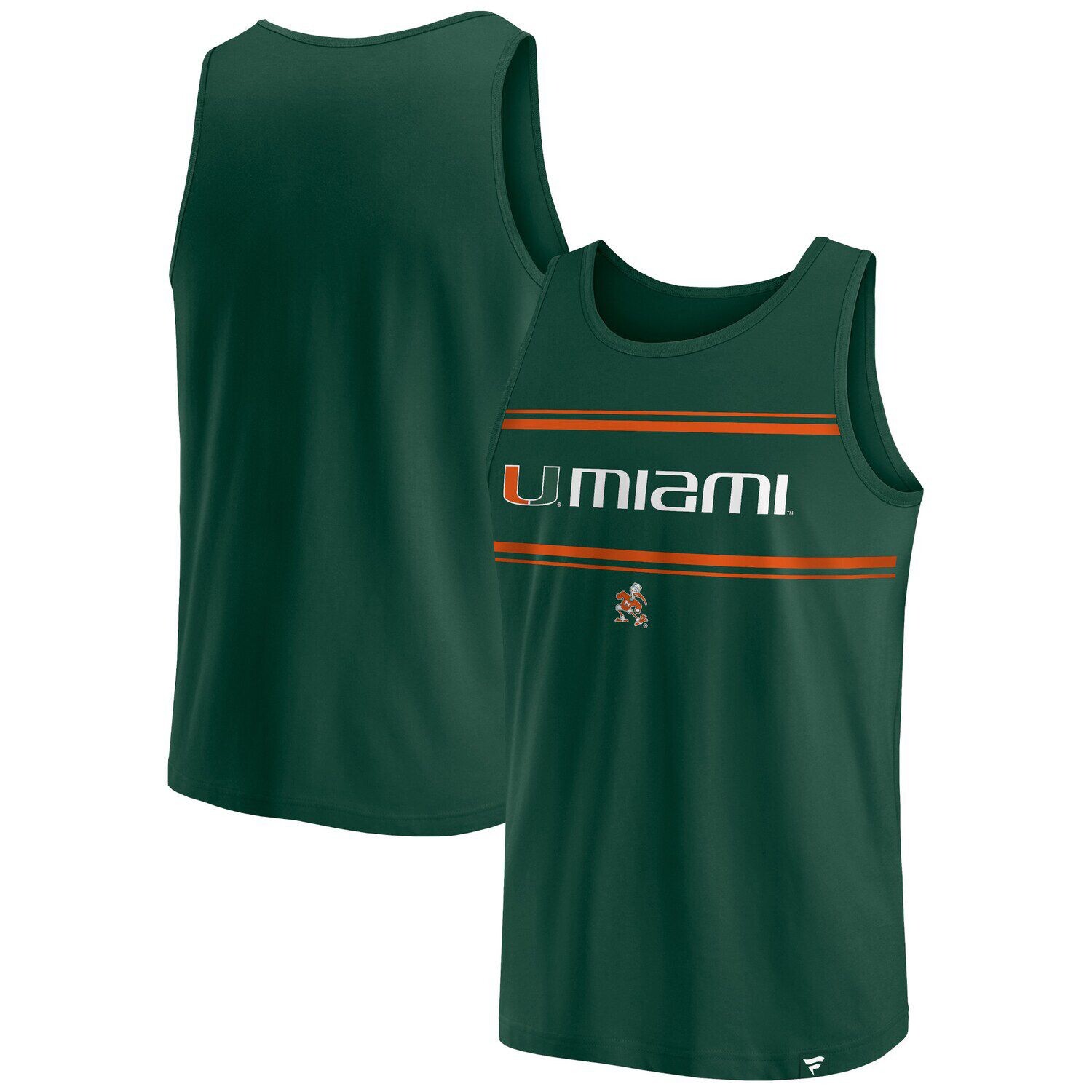 Мужская зеленая майка в полоску с фирменным логотипом Miami Hurricanes Fanatics, Зеленый
Мужская зеленая майка в полоску с фирменным логотипом Miami Hurricanes Fanatics, Зеленый