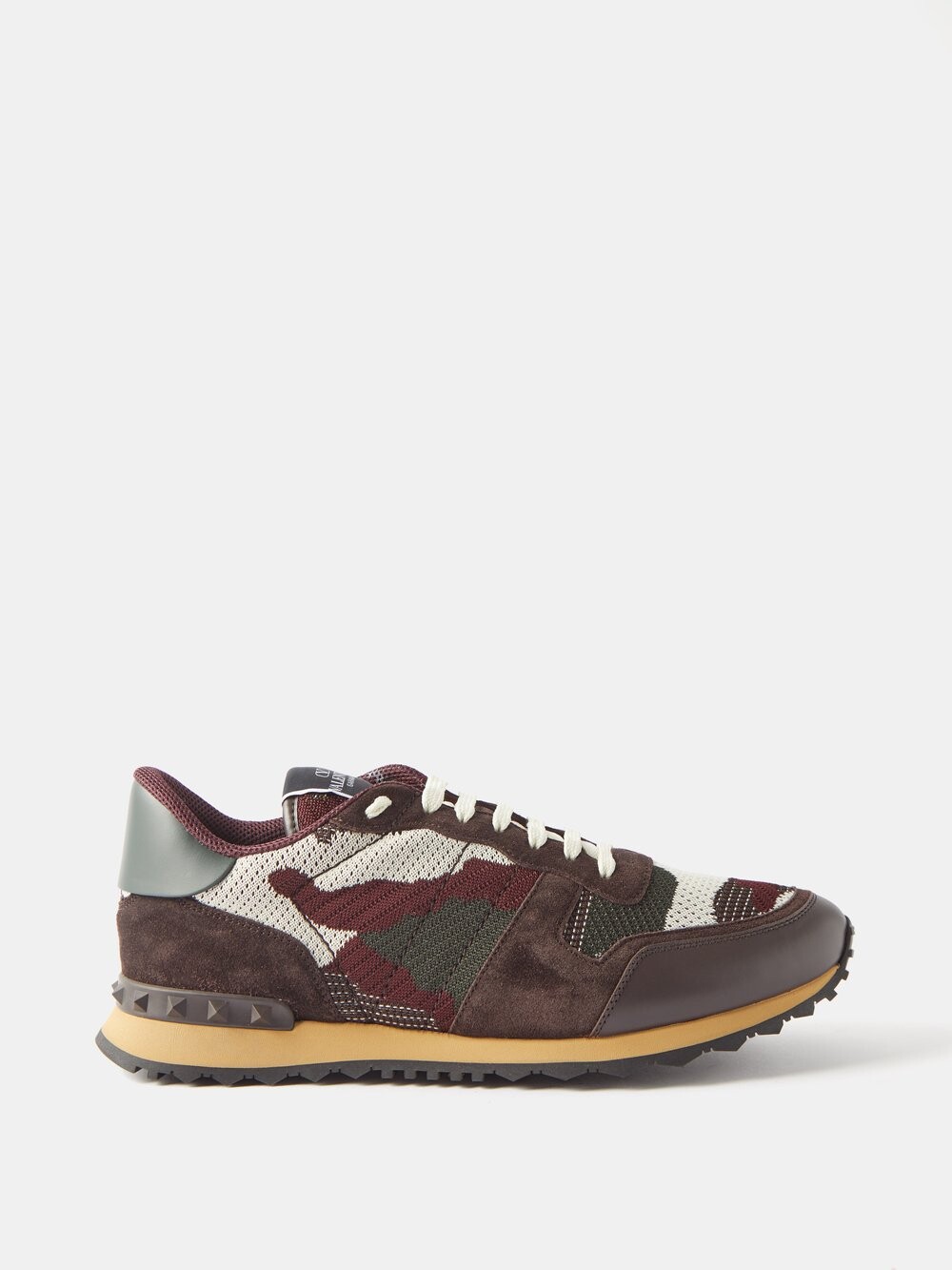 Кроссовки rockrunner из камуфляжной ткани и замши Valentino Garavani, коричневый
Кроссовки rockrunner из камуфляжной ткани и замши Valentino Garavani, коричневый