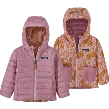 Двусторонний пуховый свитер с капюшоном — для малышей Patagonia, цвет Mara Mara: Peaceful Pink
Двусторонний пуховый свитер с капюшоном — для малышей Patagonia, цвет Mara Mara: Peaceful Pink