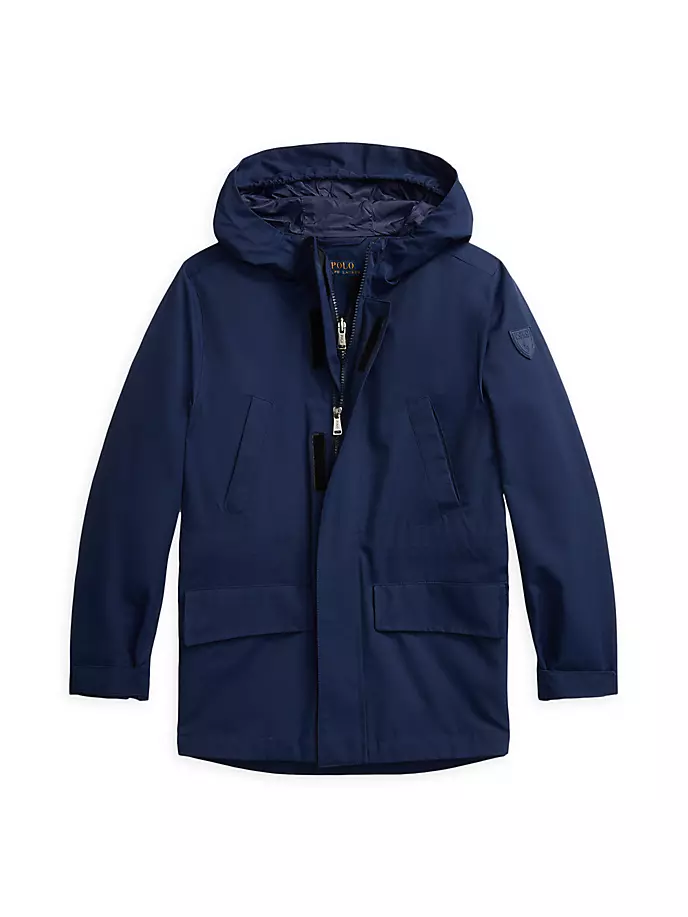 Универсальная куртка-ракушка для маленьких мальчиков и мальчиков Polo Ralph Lauren, темно-синий
Универсальная куртка-ракушка для маленьких мальчиков и мальчиков Polo Ralph Lauren, темно-синий