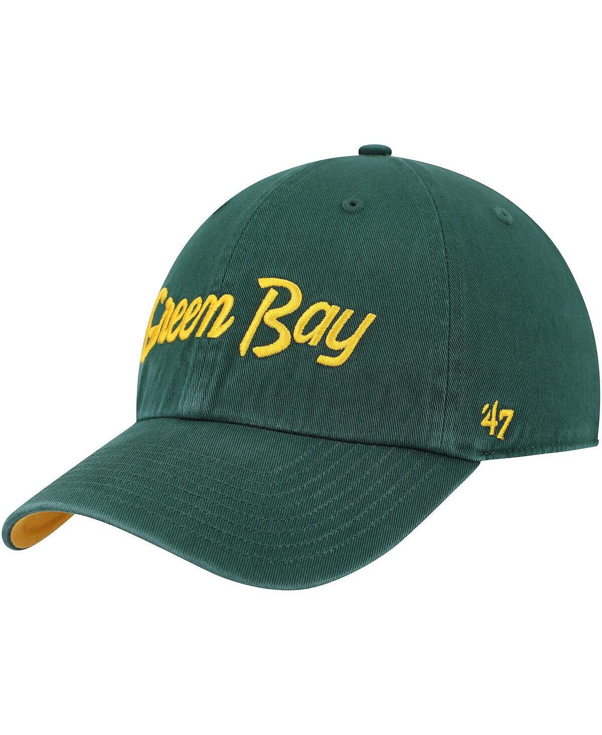 Мужская зеленая регулируемая кепка Green Bay Packers Crosstown Clean Up '47 Brand
Мужская зеленая регулируемая кепка Green Bay Packers Crosstown Clean Up '47 Brand
