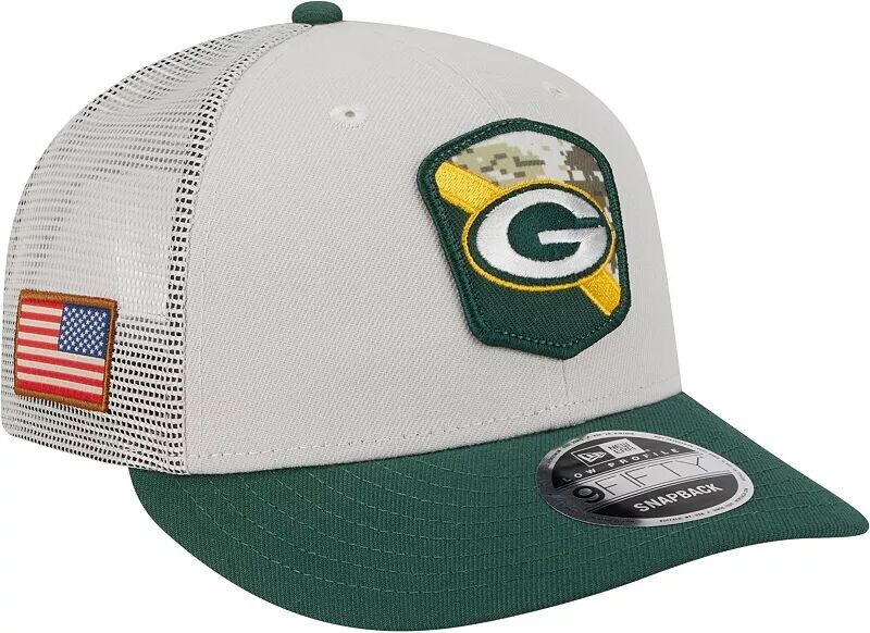 Мужская кепка New Era Green Bay Packers 2023 Salute to Service, низкопрофильная регулируемая шляпа 9Fifty Stone
Мужская кепка New Era Green Bay Packers 2023 Salute to Service, низкопрофильная регулируемая шляпа 9Fifty Stone