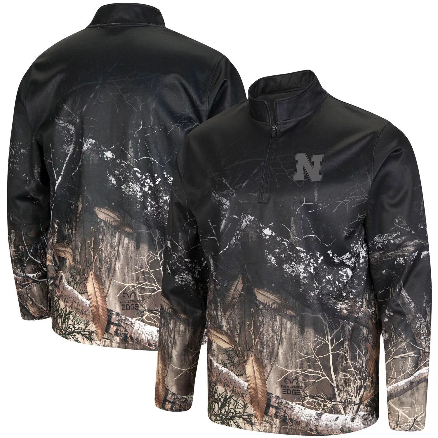 Мужская черная/Realtree камуфляжная куртка Nebraska Huskers Creek с молнией четверти Colosseum, Черный
Мужская черная/Realtree камуфляжная куртка Nebraska Huskers Creek с молнией четверти Colosseum, Черный