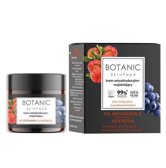 Антиоксидантный и осветляющий крем 5% витамина С и ацеролы, 50 мл Botanic, Skinfood
Антиоксидантный и осветляющий крем 5% витамина С и ацеролы, 50 мл Botanic, Skinfood