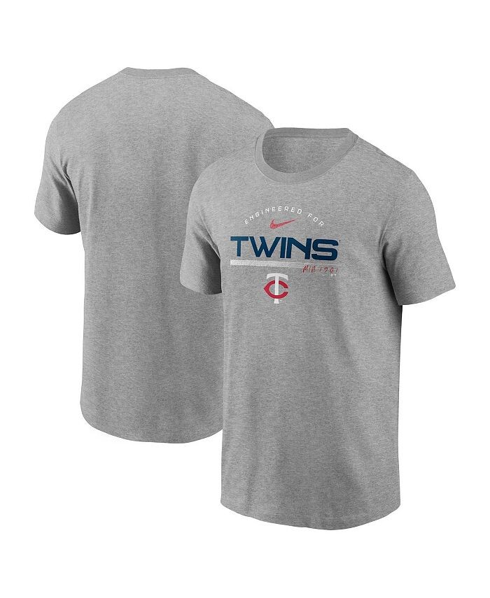 Мужская футболка Heather Grey Minnesota Twins Team Engineered Performance Performance Nike, серый
Мужская футболка Heather Grey Minnesota Twins Team Engineered Performance Performance Nike, серый