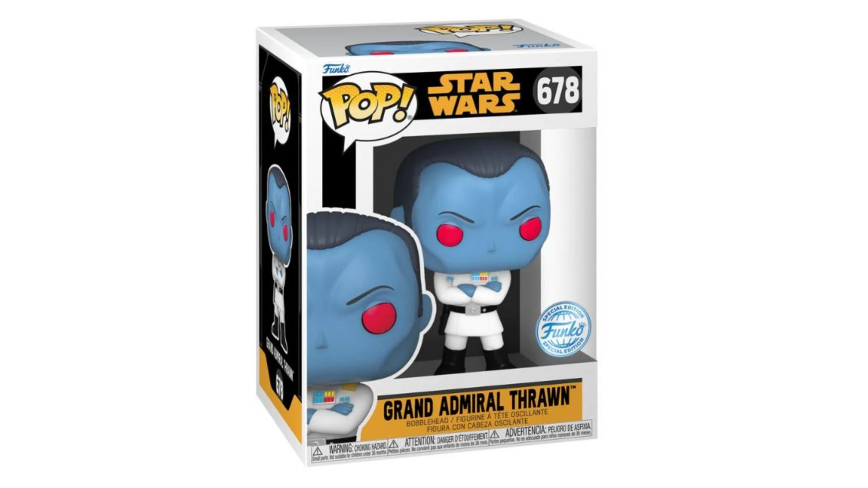 Funko - Pop! Звёздные войны: Войны клонов: 20-летие виниловая пластинка Гранд-адмирал Траун
Funko - Pop! Звёздные войны: Войны клонов: 20-летие виниловая пластинка Гранд-адмирал Траун