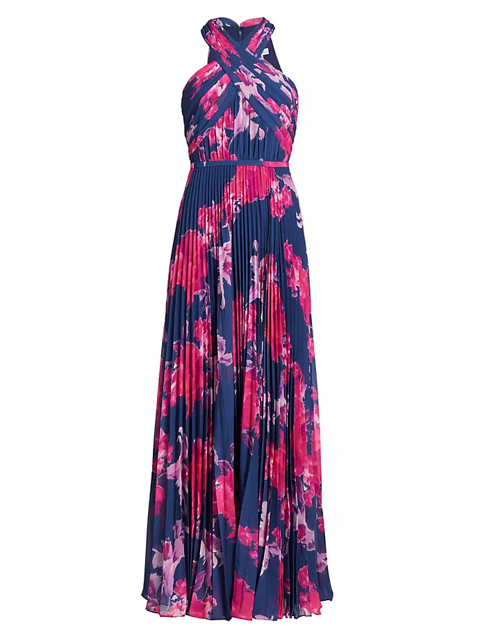 Шифоновое плиссированное платье с цветочным принтом Ml Monique Lhuillier, цвет navy tuscan roses
Шифоновое плиссированное платье с цветочным принтом Ml Monique Lhuillier, цвет navy tuscan roses