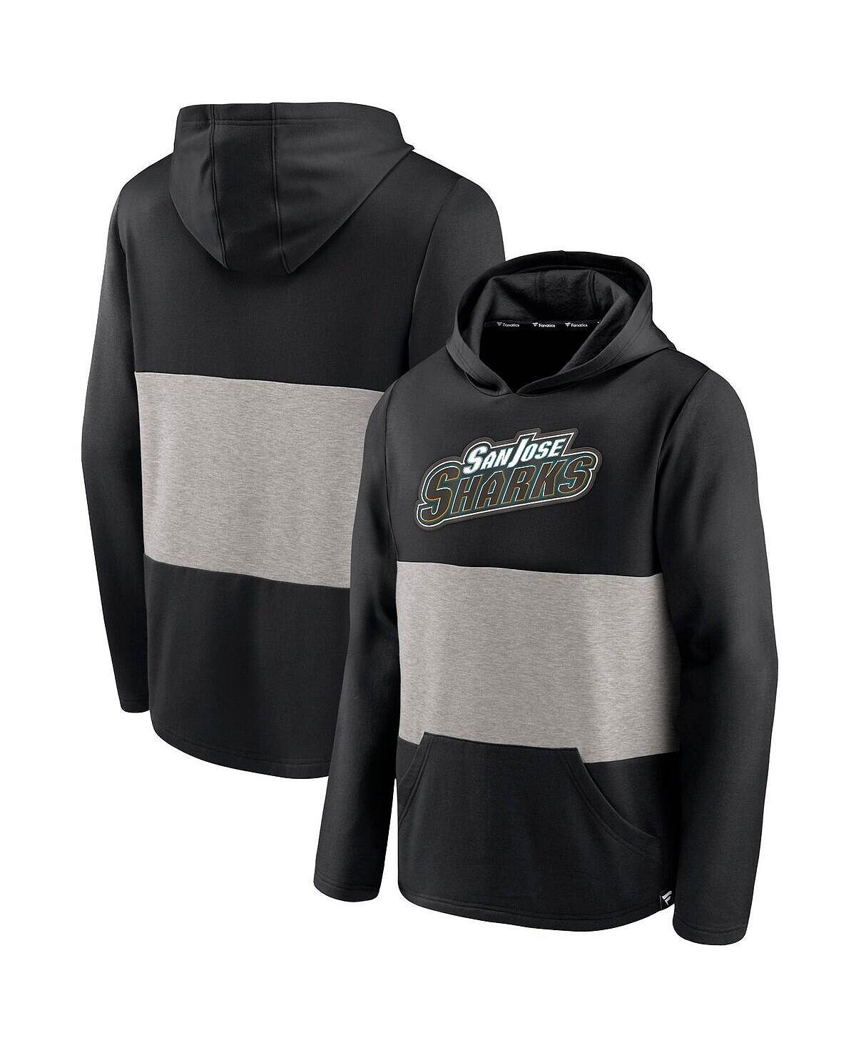 Мужская фирменная черно-серая толстовка с капюшоном san jose sharks prep color block Fanatics, мульти
Мужская фирменная черно-серая толстовка с капюшоном san jose sharks prep color block Fanatics, мульти
