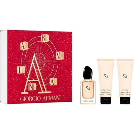 Giorgio Armani Si Eau de Parfum Spray Woman Set 50 мл с лосьоном для тела и гелем для душа по 75 мл каждый
Giorgio Armani Si Eau de Parfum Spray Woman Set 50 мл с лосьоном для тела и гелем для душа по 75 мл каждый