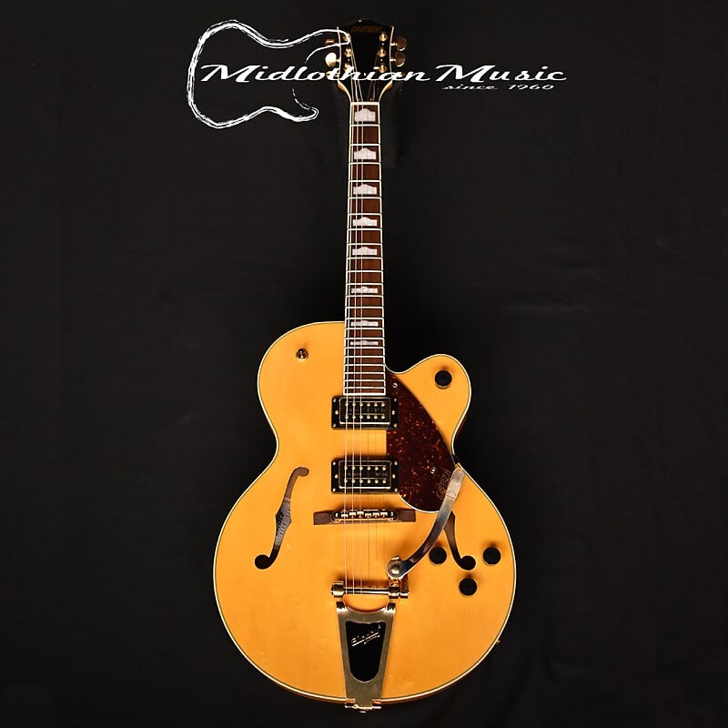 Gretsch G2410TG Streamliner Hollow Body с Bigsby и золотой фурнитурой — отделка Village Amber G2410TG Streamliner Hollow Body w/Bigsby & Gold Hardware
Gretsch G2410TG Streamliner Hollow Body с Bigsby и золотой фурнитурой — отделка Village Amber G2410TG Streamliner Hollow Body w/Bigsby & Gold Hardware